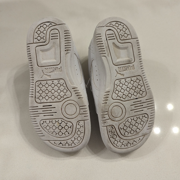 Puma baby white lace up shoes size 7 size 23 - Picture 12 of 12